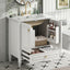 Freestanding Vanity With 1 Drawer & 2 Soft Close Doors With Door Mounted Storage