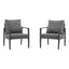Modern Lounge Chair With Rope Accents And Cushions