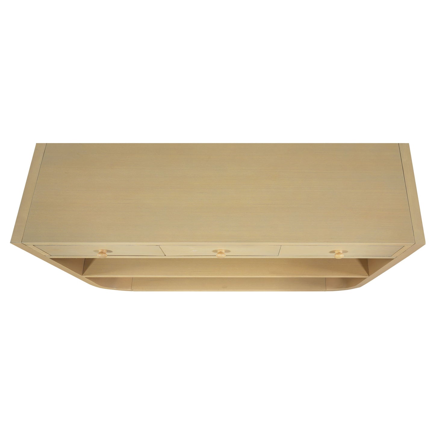 Console Table With 3 Soft Close Drawers & 2 Open Shelves