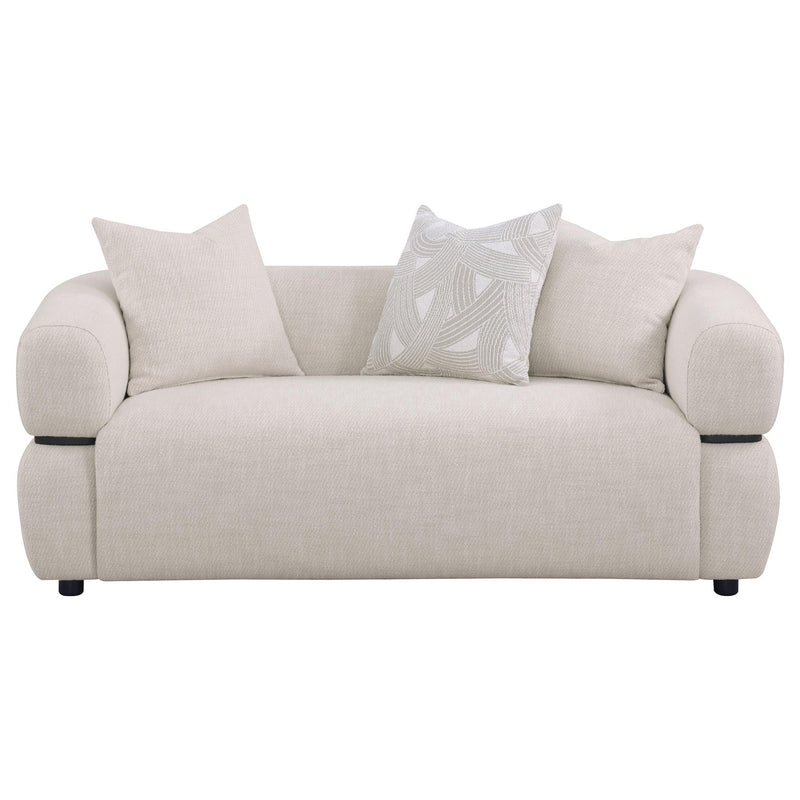Ramsay - Round Arm Loveseat - Beige