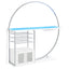Casey - 2 Door Home Bar Storage Bar With Customizable Lighting - White