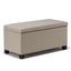 Dover - Upholstered Storage Ottoman Bench