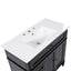 Bathroom Vanity With Sink, Freestanding Cabinet & Drawers