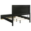 5 Piece California King Bedroom Set With Upholstered Headboard - Black