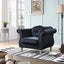 Chic Transitional Flared Arm Chair