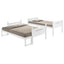 Bunk Bed With Built In Ladder, Safety Guardrails And Angled Access Step