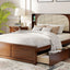 Headboard Bed With 2 Drawers And Trundle