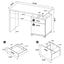 2 Drawer Reversible Office Desk With Modular Design
