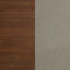 Verona - Queen Upholstered Panel Bed - Walnut