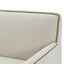 Tolland - Swivel Accent Chair With Antique Brass Nailhead Trim - Beige