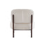 Modern Boucle Lounge Chair With Solid Wood Fram
