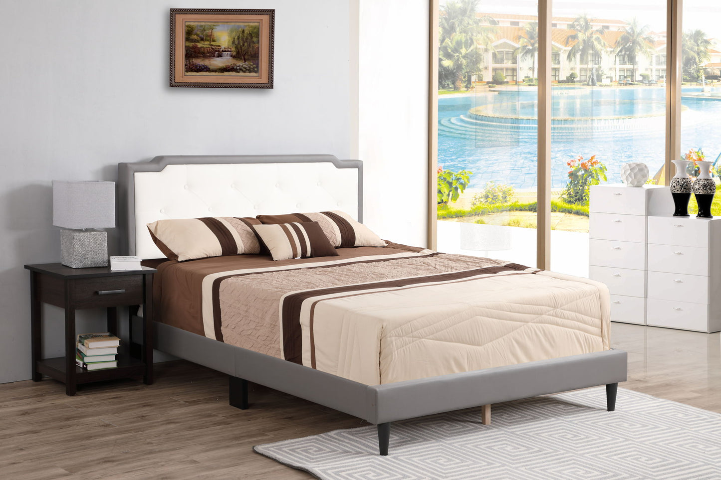 Bed (All in One Box) - Two Tone