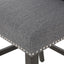 Vienna - Fabric Tufted Counter Stool With Nailhead Accents (Set of 2)