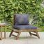 Sedona - Outdoor Club Chair With Slatted Design