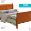 Panel Sleigh Bed