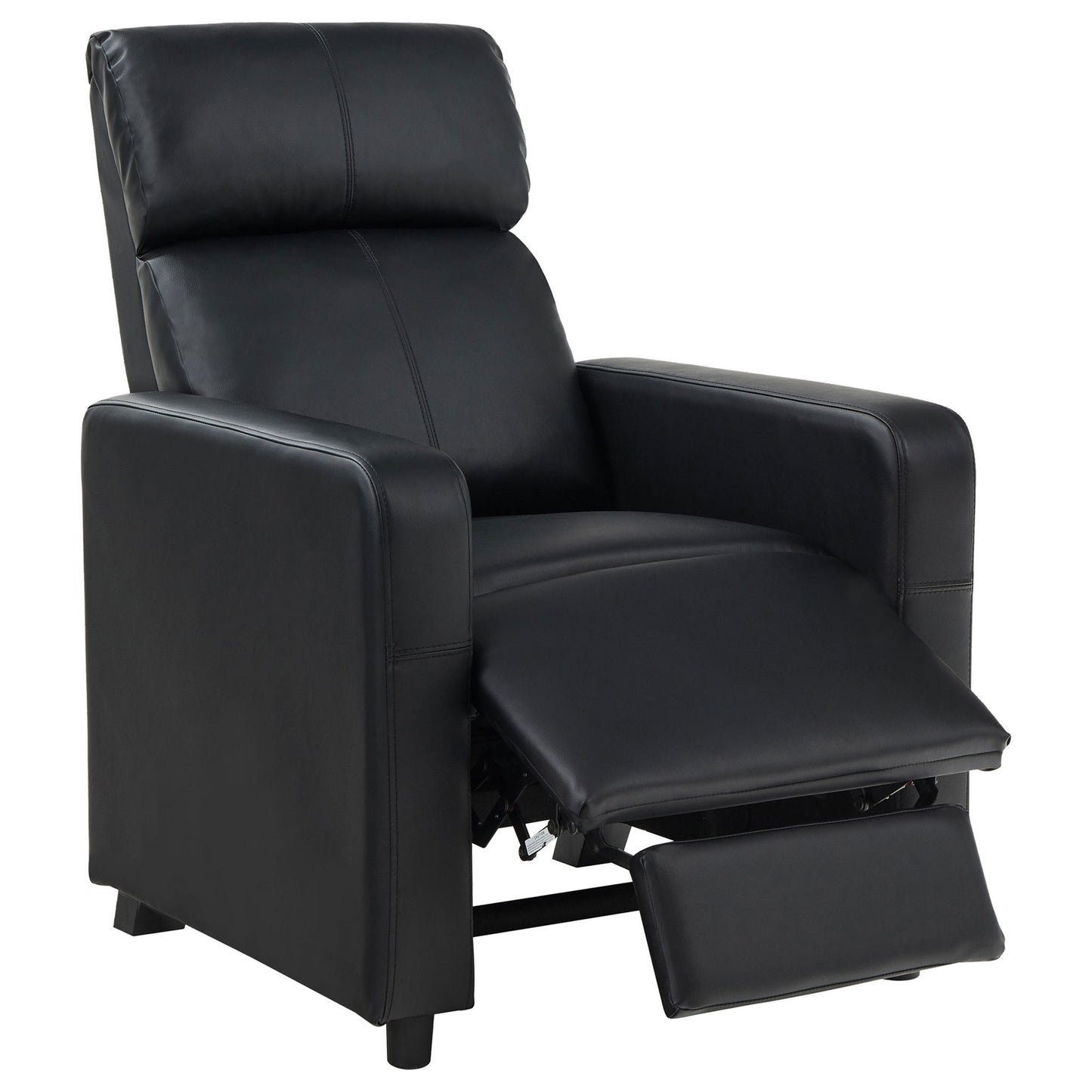 Warren - 3 Seater Reclining Home Theater - Black