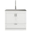 Reed - Deluxe Laundry Cabinet With Pull-Out Faucet And Stainless Steel Sink