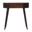 Rounded Wood Table