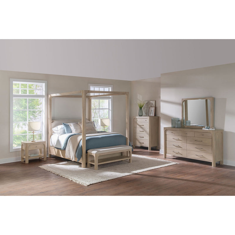 Flores - 1 Drawer Nightstand With Dual USB Ports - Mango Color
