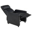 Warren - 4 Seater Home Theater With 3 Wedge Consoles - Black