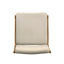 Contemporary Dining Chair Set Upholstered Fabric With Rubberwood Frame