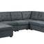Isla - Fabric Sectional Sofa With Ottoman
