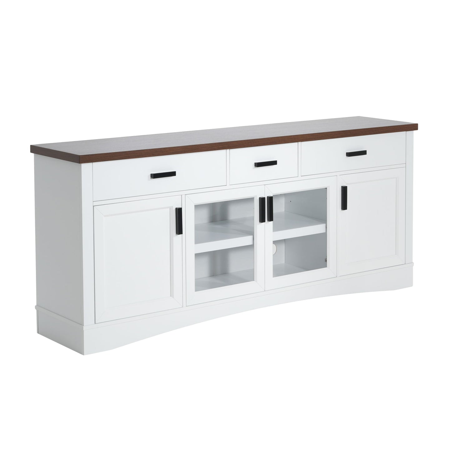 Modern TV Console & Adjustable Shelves