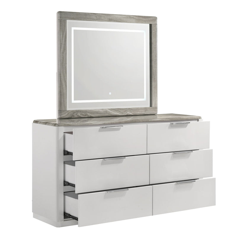 Jazz - Bedroom Set With LED Upholstered Headboard