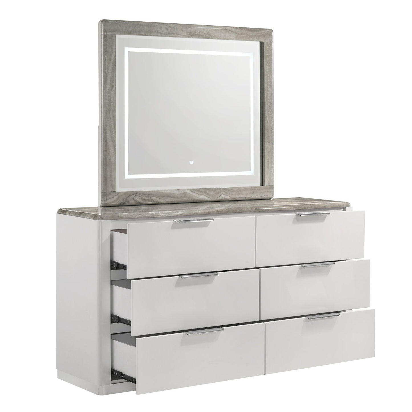 Jazz - 6 Drawer Dresser (Mirror Not Included) - White