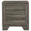 Funston - 2 Drawer Nightstand - Brown Oak