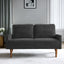 Loveseat Sofa, European Style With Sleek Design, Modern & Vintage Flair, Upholstered 2 Seater Couch