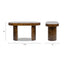 Jesse - Single Drawer Oval Computer Desk