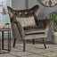 Alyssa - Mid Century Upholstered Arm Chair With Wingback Design