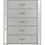Madison - Chest - Silver Champagne