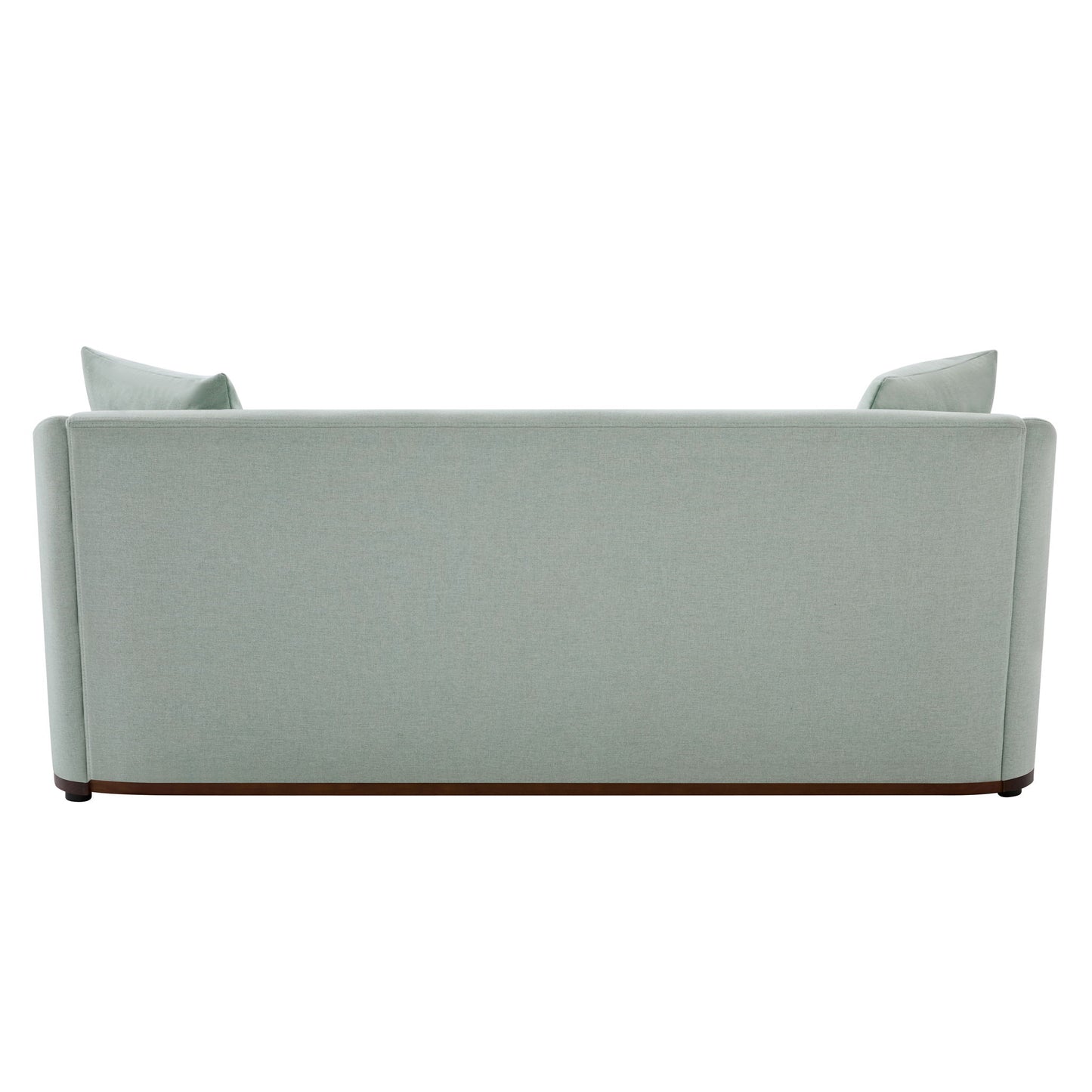 3 Seater Sofa With Wrap Around Armrests And Throw Pillows