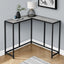 Corner Accent Console Table For Entryway, Unique L-Shaped Design
