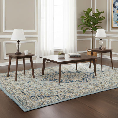 Reid - 3 Piece Occasional Set (1 Coffee & 2 End Tables) - Walnut