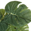 13" Tall, Artificial Plant, Monstera Calthea, Indoor, Faux, Fake, Table, Greenery, Potted, Decorative (Set of 2) - Green / Black