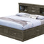 Traditional Style Bookcase Storage Bed