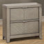 2 Drawer Nightstand - Light Gray