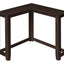 Corner Accent Console Table For Entryway, Unique Design Contemporary & Modern