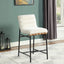 Lahni - 17" Boucle Fabric Counter Height Chair
