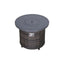 Rattan Patio Set With Comfortable Cushions And Fire Pit