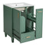 Bathroom Vanity With Sink, Deep Drawer, Door Shelf, 2 Tier Basket