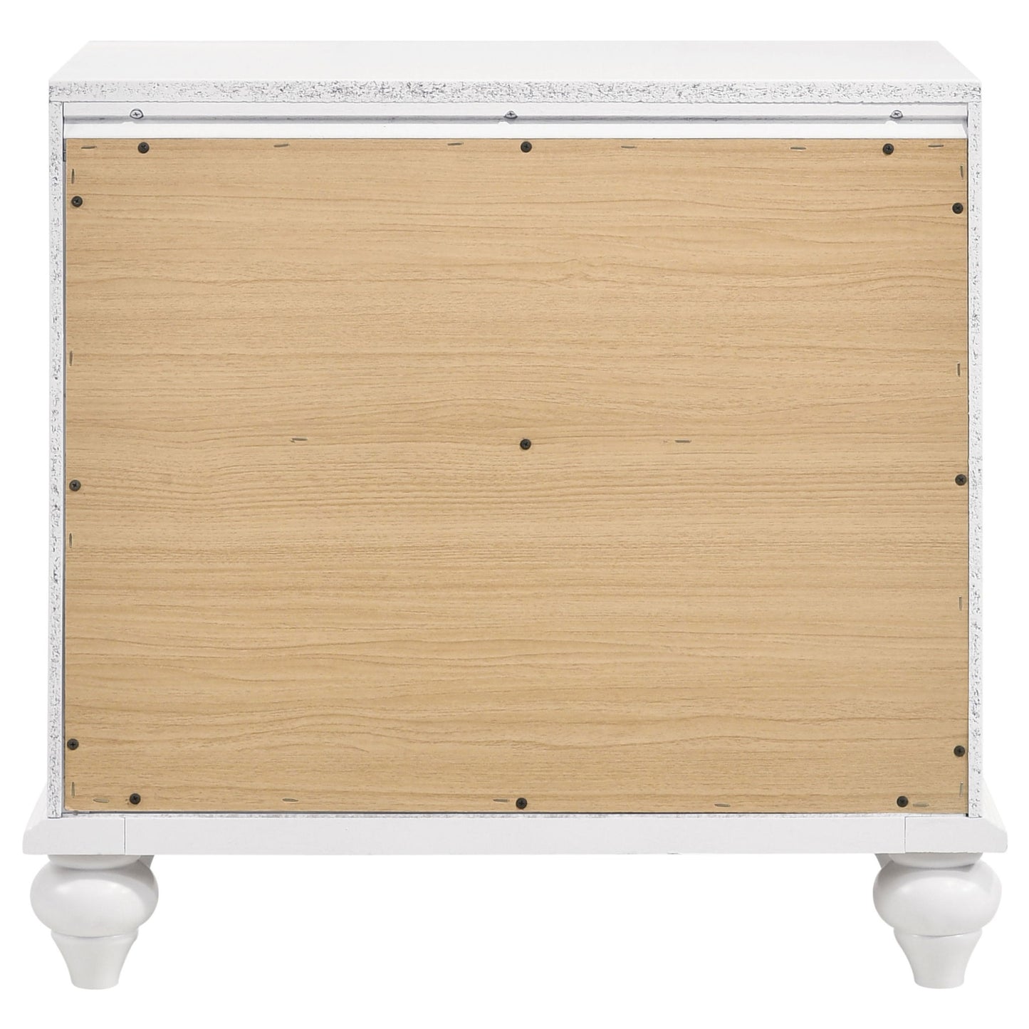 Barzini - 2 Drawer Nightstand Storage - White