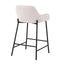Daniella - Industrial Fixed Height Counter Stool (Set of 2)