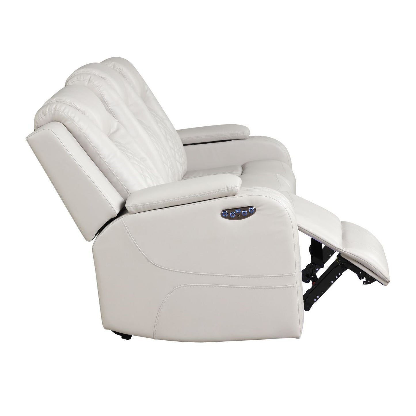 Benz - LED & Power Recliner With Adjustable Headrests And Ambient LED Lighting