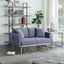 Easton - Fabric Loveseat With USB Charging Ports Pockets And Pillows
