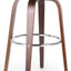 Lumos - Mid Century Modern Upholstered Swivel Barstool
