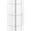 Tenley - 4 Shelf Curio Cabinet With Hexagonal Design